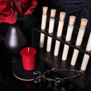 Scarlet experiment test tube massage candles